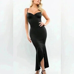 POPILUSH Built-in Shapewear Corset Style Maxi Dress